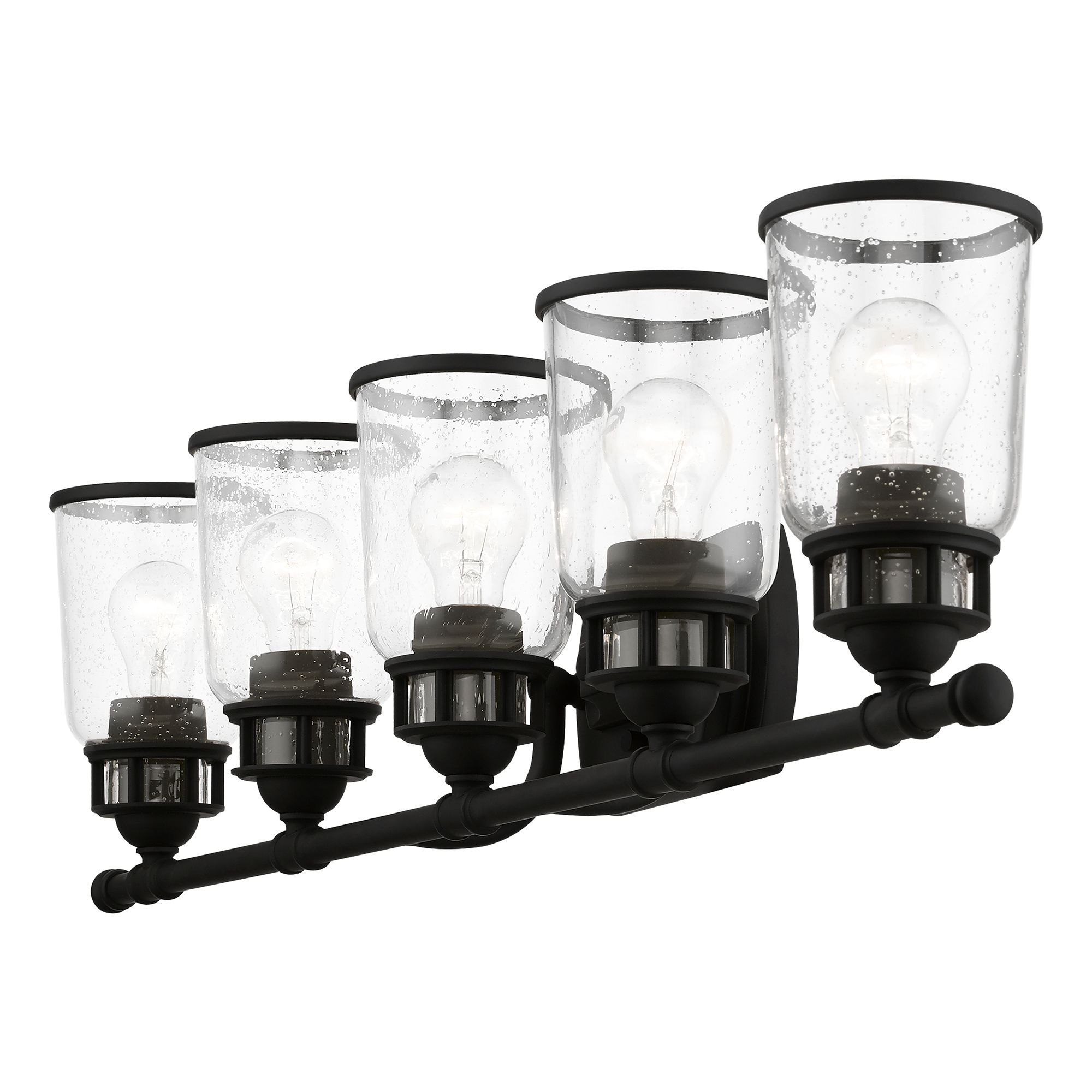 Lawrenceville 5 Light Black Vanity Sconce