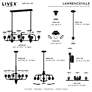 Thumbnail3 of Lawrenceville 6 Light Black Chandelier more views
