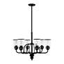 Thumbnail4 of Lawrenceville 6 Light Black Chandelier more views