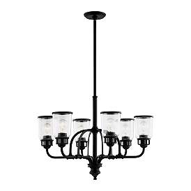 Image5 of Lawrenceville 6 Light Black Chandelier more views