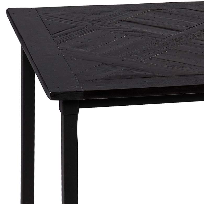 Image 3 Lawrenny 52 1/2" Wide Black Reclaimed Wood Computer Desk more views