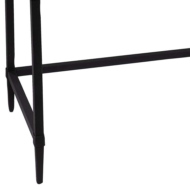 Image 4 Lawrenny 52 1/2" Wide Black Reclaimed Wood Computer Desk more views
