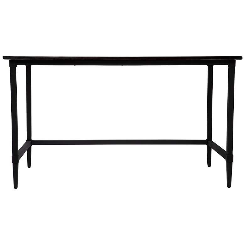 Image 5 Lawrenny 52 1/2" Wide Black Reclaimed Wood Computer Desk more views