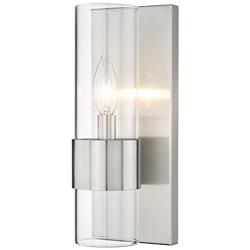 Lawson 12" High Brushed Nickel Metal Wall Sconce