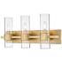 Lawson 25" Wide Rubbed Brass 3-Light Vanity Bath Light