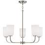 2_Lawson 26" Wide Brushed Nickel 5-Light Chandelier