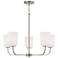 Lawson 26" Wide Brushed Nickel 5-Light Chandelier
