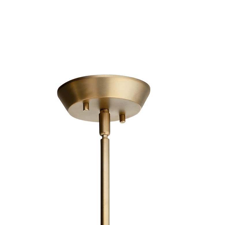 Image 4 Layan 24" Wide Polished Nickel and Bronze 4-Light Chandelier more views