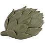 4_Layered 5"W Matte Green Decorative Artichoke Sculptures Set of 2 more views