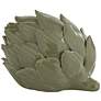 7_Layered 5"W Matte Green Decorative Artichoke Sculptures Set of 2 more views