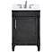 Layla 24" Wide Iron Gray 1-Door Single Sink Vanity