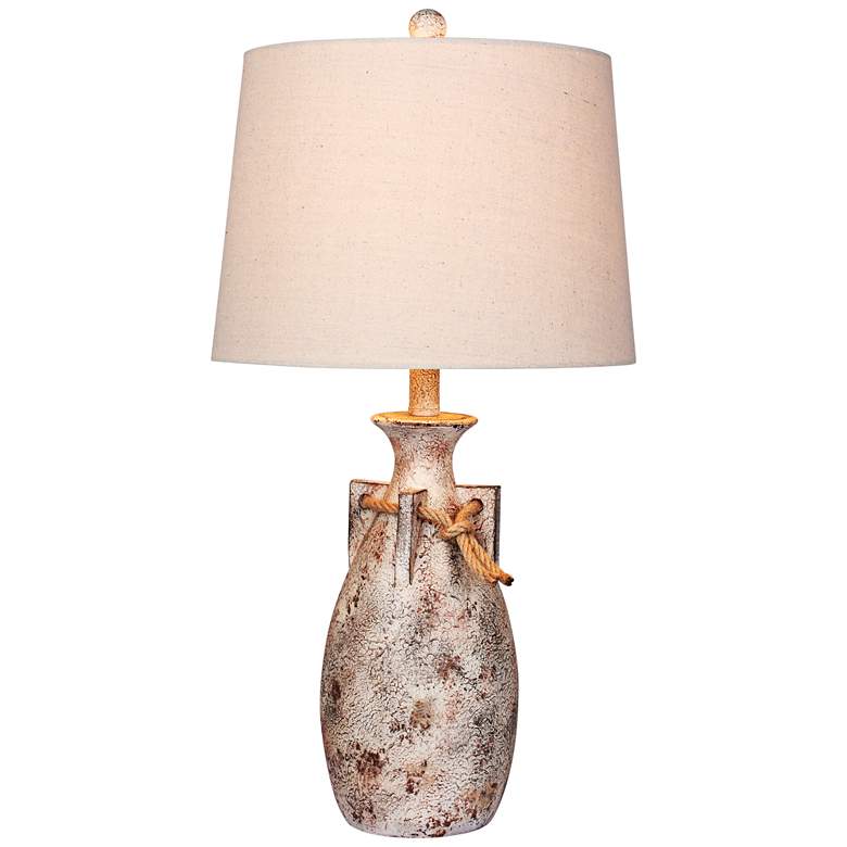 Image 1 Layla 27 1/2" Antique White Jug Table Lamp