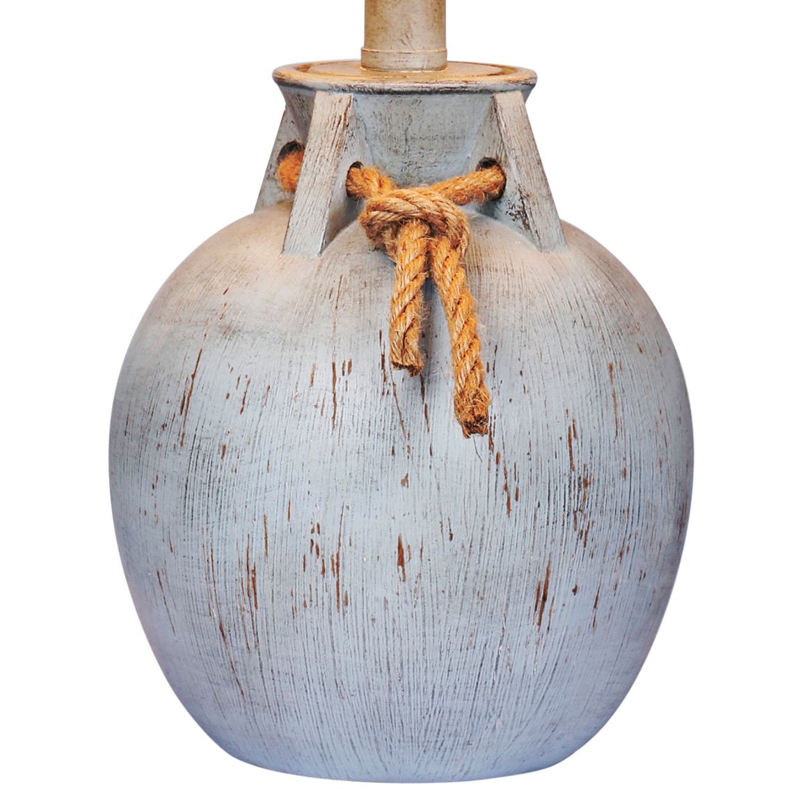 Image 2 Layla Antique Blue Jug Accent Table Lamp more views