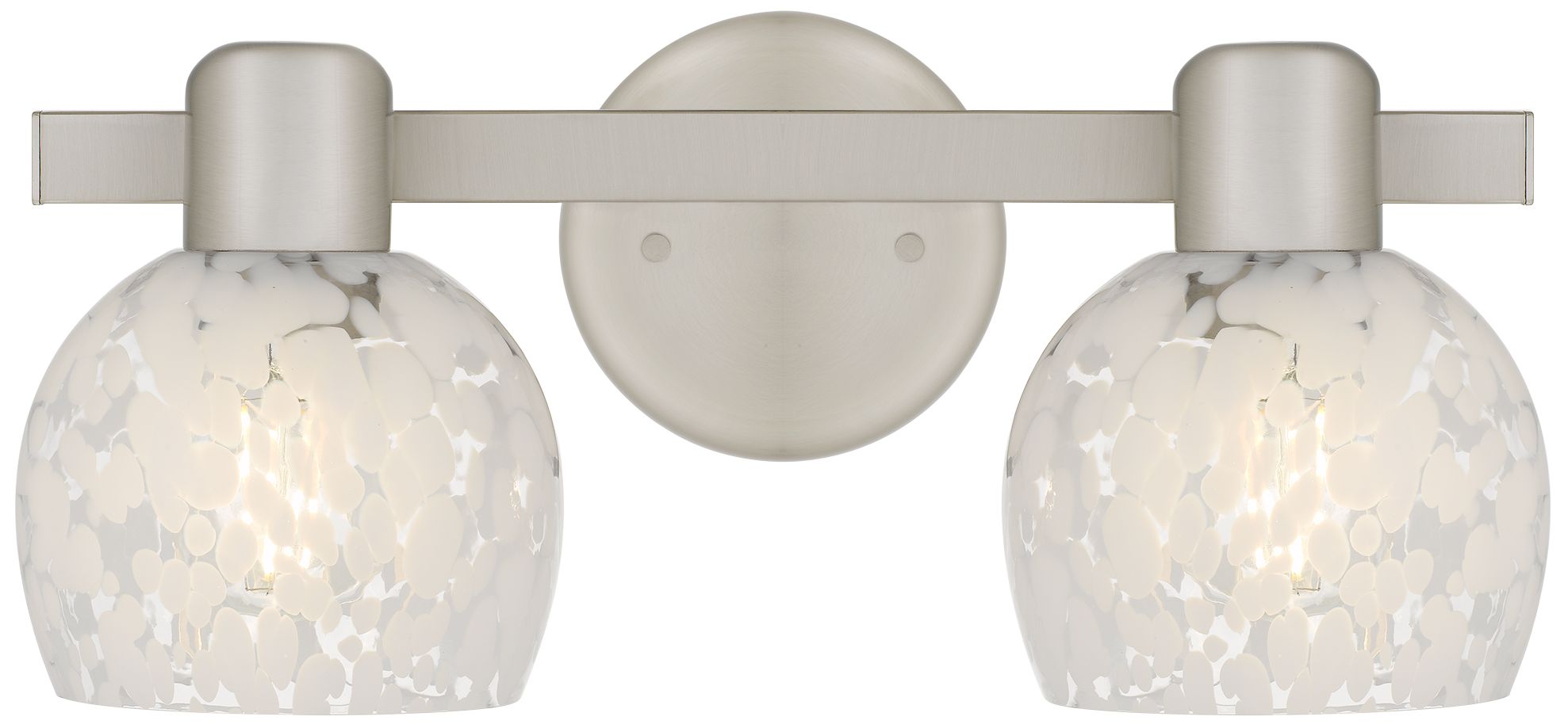 Image 4 Layton 2-Light Brushed Nickel Vanity Light more views