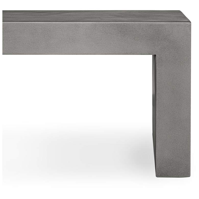 Image 4 Lazarus Outdoor Bench Dark Grey more views