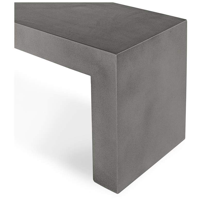 Image 5 Lazarus Outdoor Bench Dark Grey more views