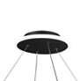 4_Lazio 23.5" Wide Black Chandelier With Black Iron Shade more views