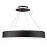 5_Lazio 31.5" Wide Black Chandelier With Black Iron Shade more views