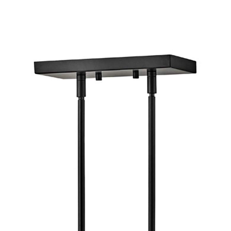 Image 7 Lazlo 40" Wide Black 7-Light Linear Chandelier more views