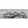Lazy Summer Days Boat Dock Art Print On Canvas Framed