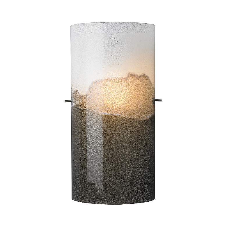 Image 1 LBL Dahling 15 inch High LED Gray 2-Tone Glass Wall Sconce