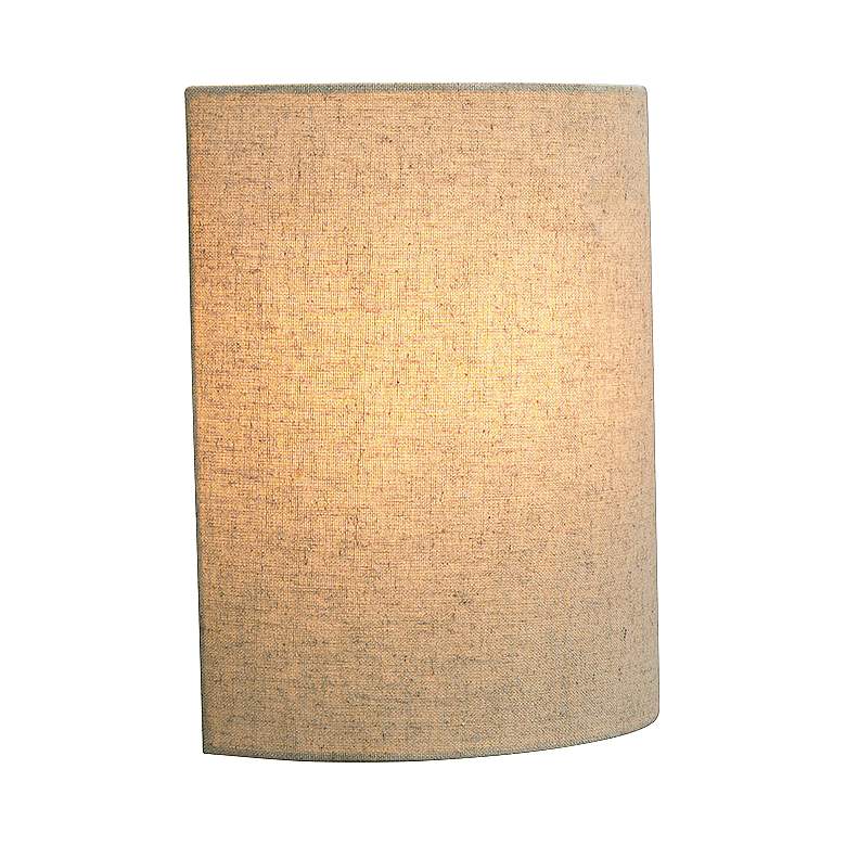Image 1 LBL Fiona Incandescent 11 inch High Pebble Fabric Wall Sconce