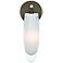 LBL Icicle Bronze Opal Glass 11 1/2" High Wall Sconce