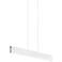 LBL Ortex Linear 50" Wide White LED Island Pendant