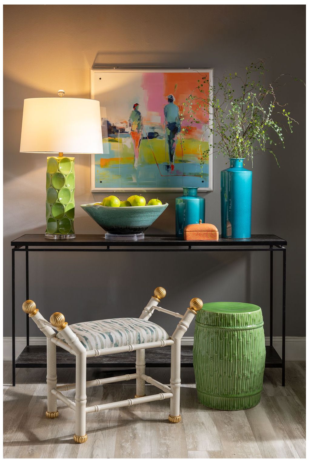 Image 3 Le Cercle Green Lamp more views