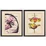 1_Le Fleur II 22"W x 26"H Traditional Framed Art Set of 2