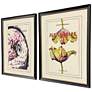 2_Le Fleur II 22"W x 26"H Traditional Framed Art Set of 2 more views
