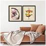 4_Le Fleur II 22"W x 26"H Traditional Framed Art Set of 2 more views