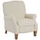 Le Grand Linen Fabric Push Back Recliner Chair by Elm Lane