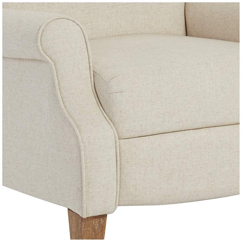 Image 4 Le Grand Linen Fabric Push Back Recliner Chair by Elm Lane more views