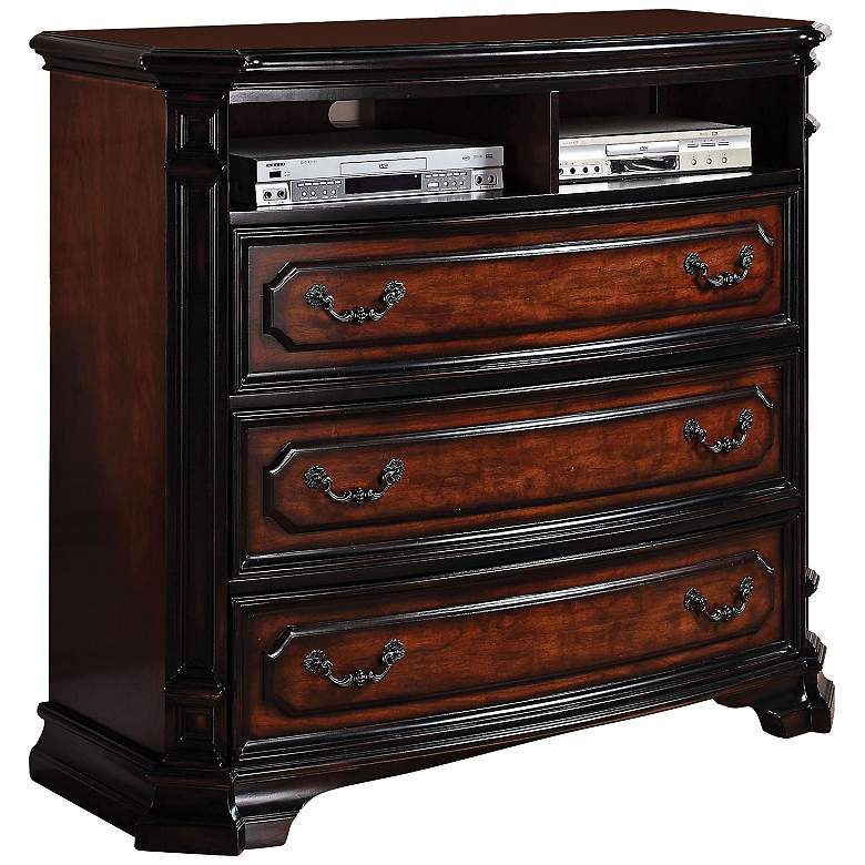 Image 1 Le Havre Antiqued Two-Tone TV Console