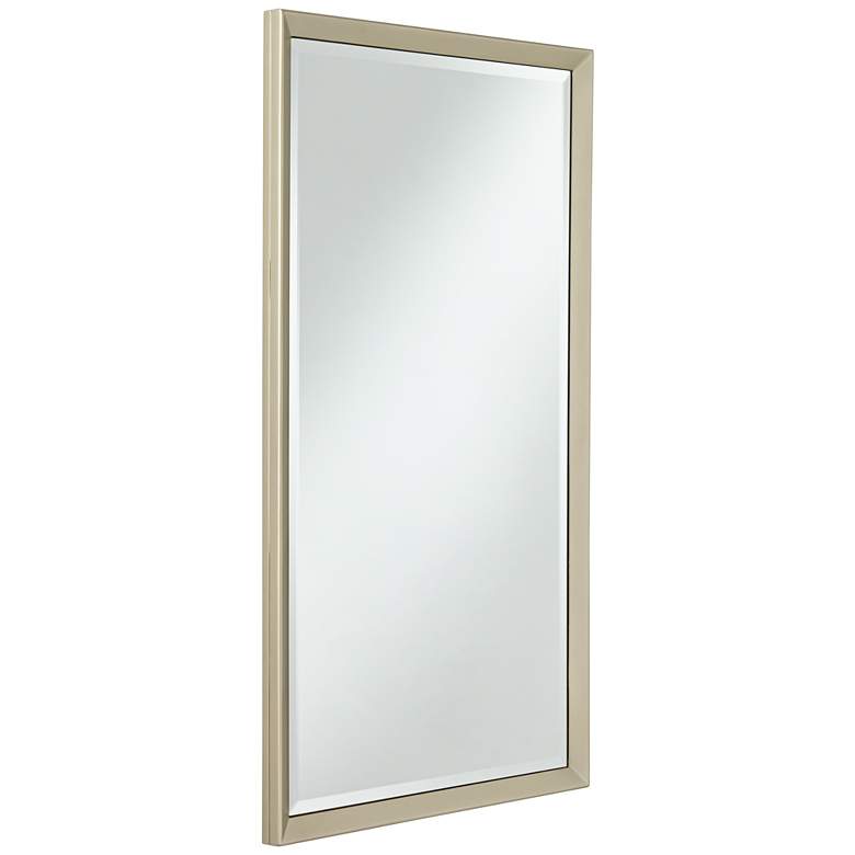 Image 6 Le'Maille Shiny Soft Gold 24" x 40" Rectangular Wall Mirror more views