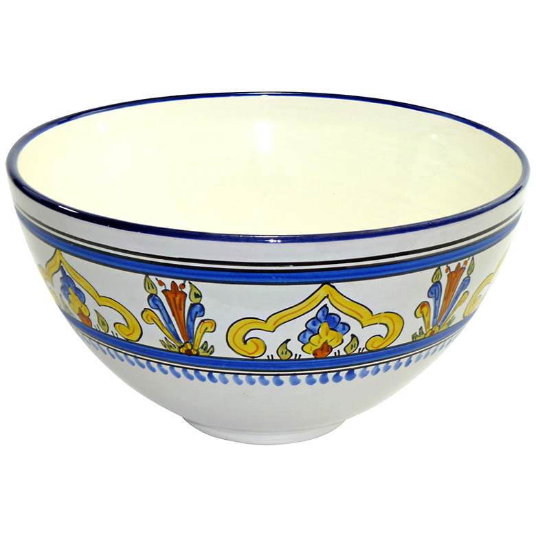 Image 1 Le Souk Ceramique Jaferjee Design Deep Salad Bowl