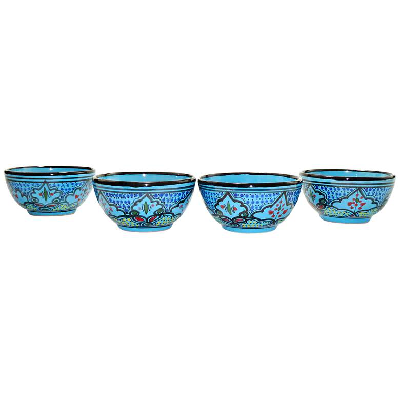 Image 1 Le Souk Ceramique Sabrine Set of 4 Cereal Bowls
