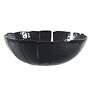 3_Leaf 16" Wide Black Table Top Decorative Bowl more views