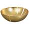 Leaf 16" Wide Gold Table Top Decorative Bowl