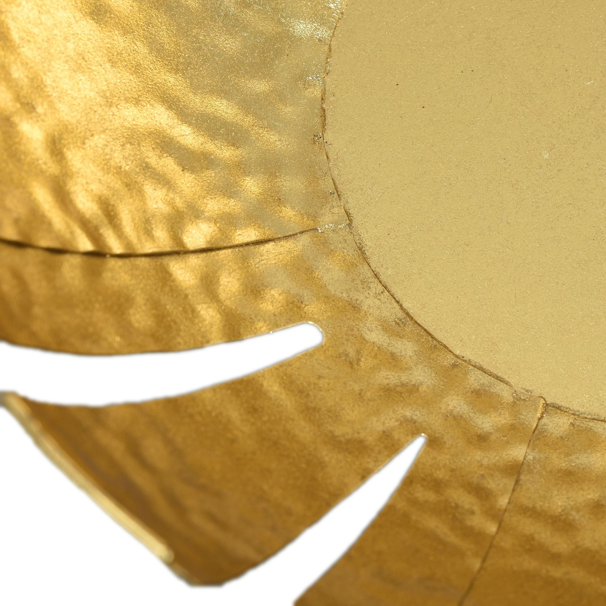 Image 5 Leaf 16" Wide Gold Table Top Decorative Bowl more views