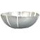 Leaf 16" Wide Silver Table Top Decorative Bowl