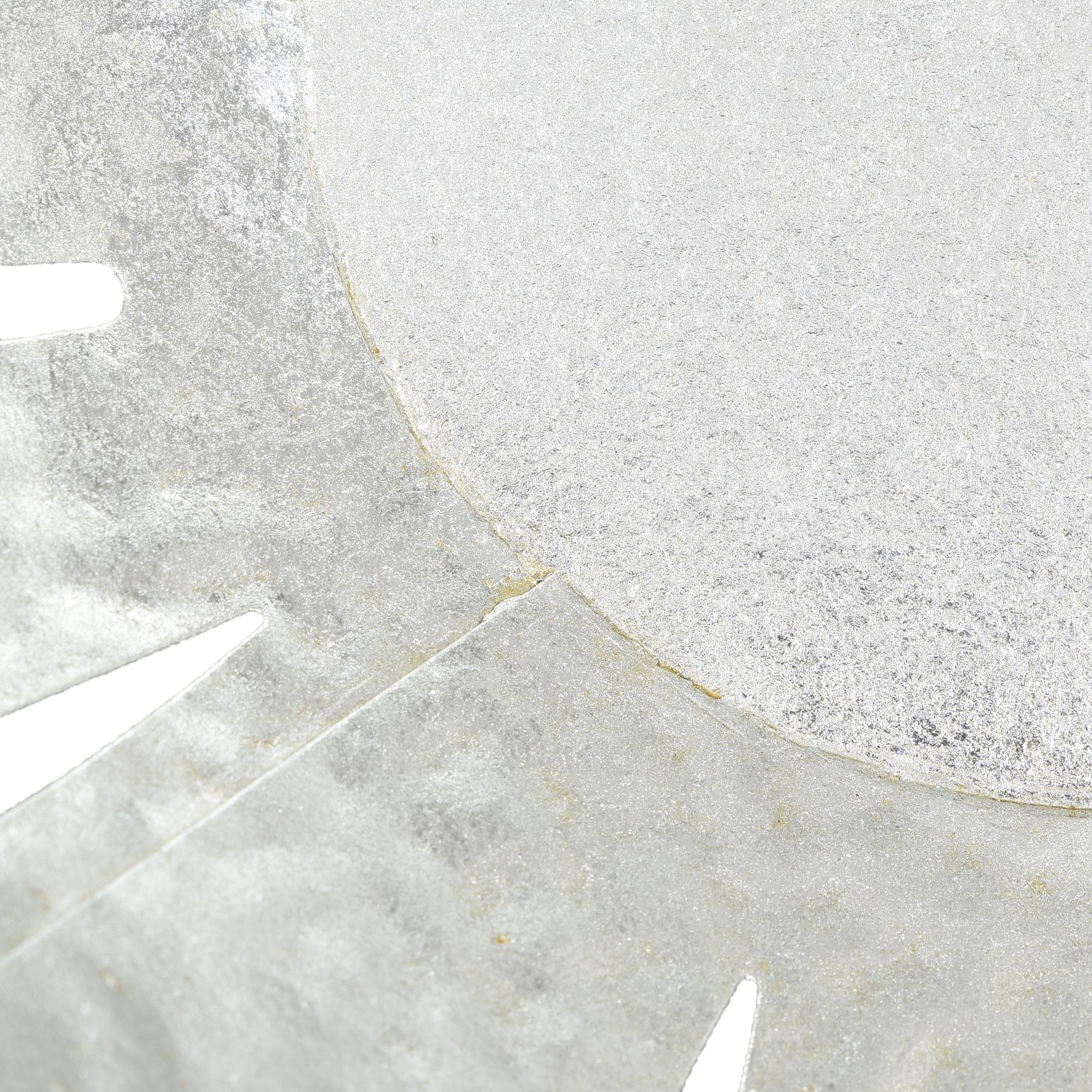 Image 6 Leaf 16" Wide Silver Table Top Decorative Bowl more views