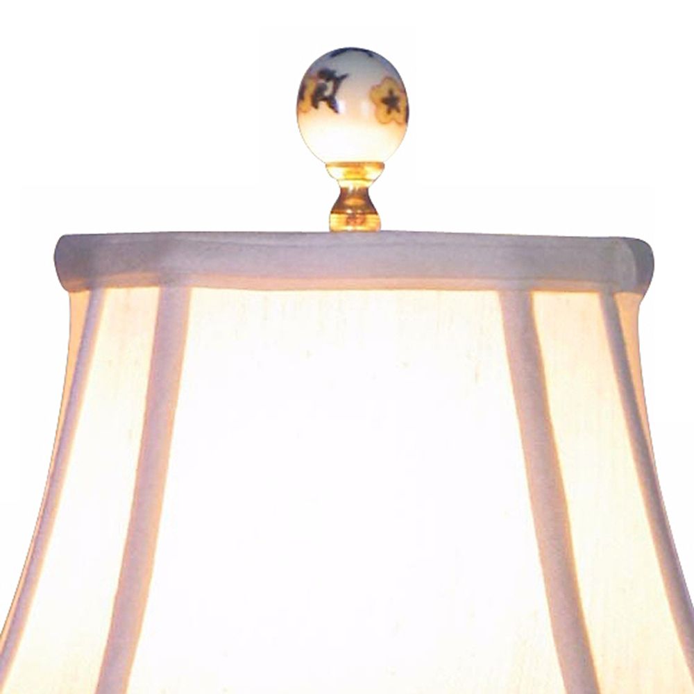 Leaf and Vine Porcelain Ginger Jar Vase Table Lamp G7001 Lamps Plus