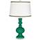 Leaf Apothecary Table Lamp with Ric-Rac Trim