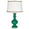 Leaf Apothecary Table Lamp with Twist Scroll Trim