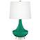 Leaf Gillan Glass Table Lamp with Dimmer