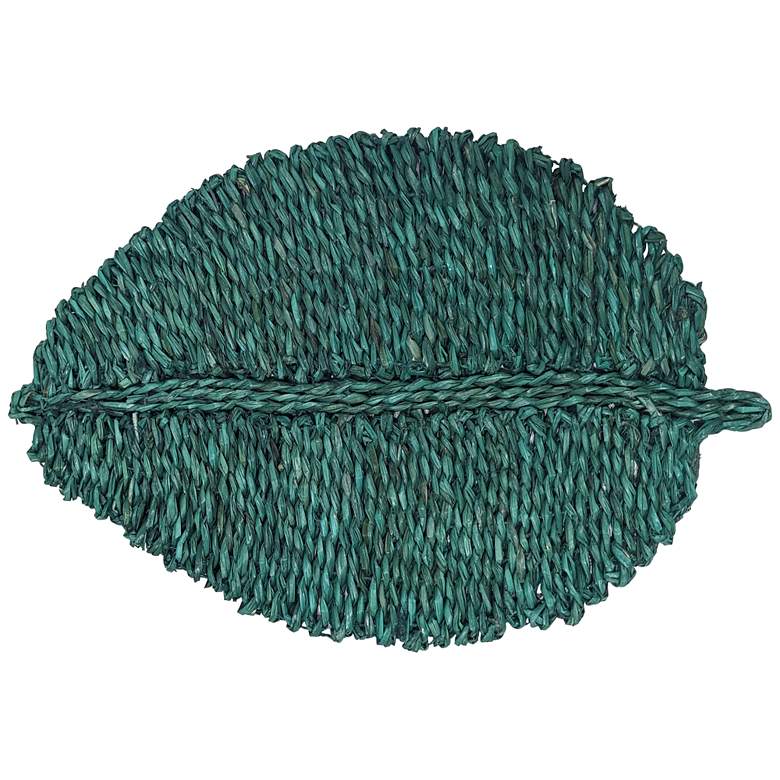 Image 2 Leaf Green Seagrass Placemats Set of 4 more views