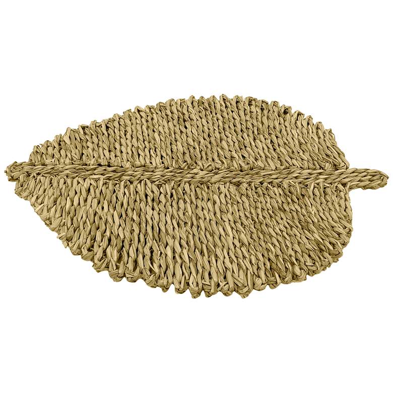 Image 3 Leaf Natural Seagrass Placemats Set of 4 more views