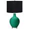Leaf Ovo Table Lamp with Black Shade